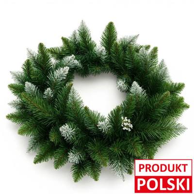 Wieniec świąteczny bez ozdób