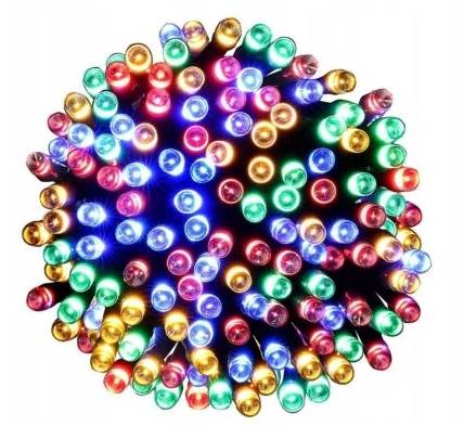 LAMPKI ŚWIATEŁKA NA CHOINKĘ ZEWNĘTRZNE WEWNĘTRZNE 100 LED MOCNE