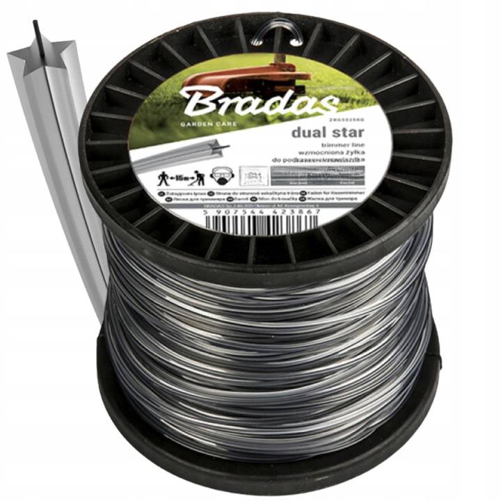 ŻYŁKA DO PODKASZARKI KOSY WZMACNIANA MOCNA 2,7mm 100m