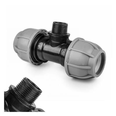 TRÓJNIK PE 25 mm / GZ 1/2" do Rury Węża Linii MOCNY Złączka PN10