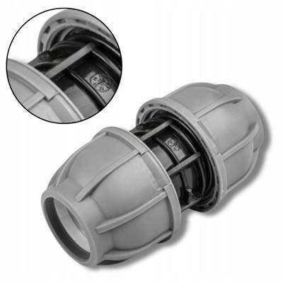 Łącznik do rur zasilających rury węża PE 40mm Złączka skręcana PN10
