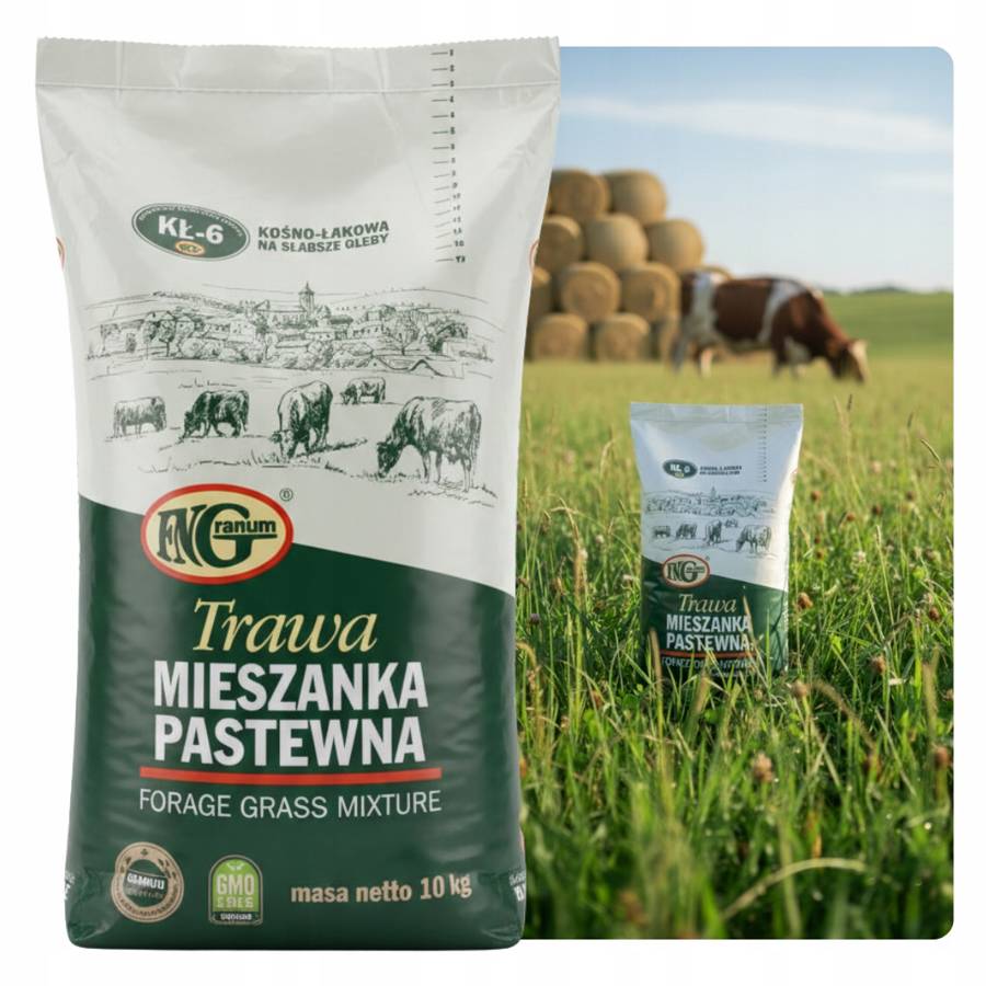 Mieszanka Traw Łąkowa Kośna NA KISZONKI SIANO SIANOKISZONKI /KŁ-6/ 10 KG