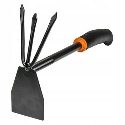 Motyczka ogrodowa 2w1 z pazurkami MOCNA METALOWA 27x18 cm OGRODNICZA