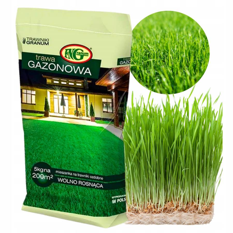 TRAWA Gazonowa 5kg Nr partii PL610/03/56/M234