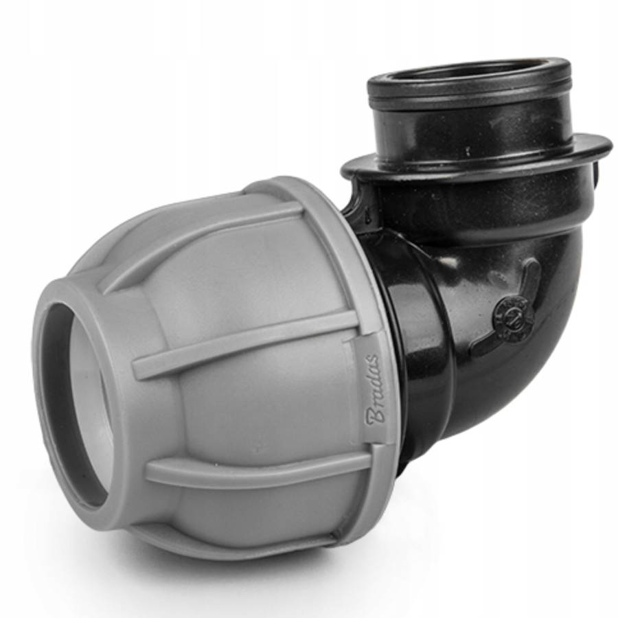 Kolano do rur zasilających rury węża Kolanko PE 20 mm GW1/2" Do łączenia