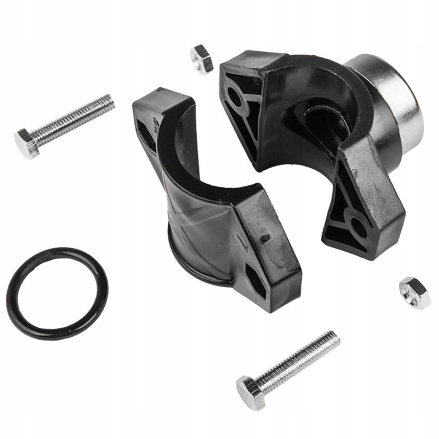 Obejma do rur PE 25 mm / GW3/4" metalowa solidna obręcz na rurę PN10
