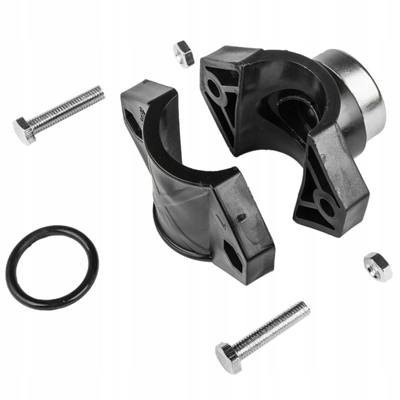 Obejma do rur PE 25 mm / GW3/4" metalowa solidna obręcz na rurę PN10
