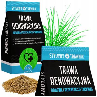 TRAWA NASIONA Renowacyjna STYLOWY TRAWNIK 5 kg Nr partii: PL610/03/56/M178/A