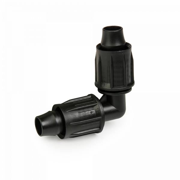 Kolano złączka Skręcana do rura linia kroplująca QJ 16mm-16mm