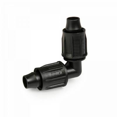 Kolano złączka Skręcana do rura linia kroplująca QJ 16mm-16mm