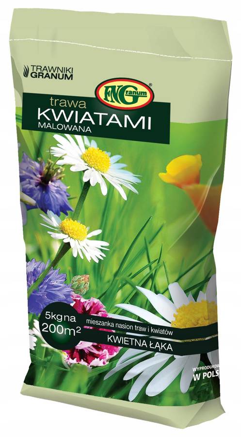 TRAWA Kwiatami Malowana 5kg